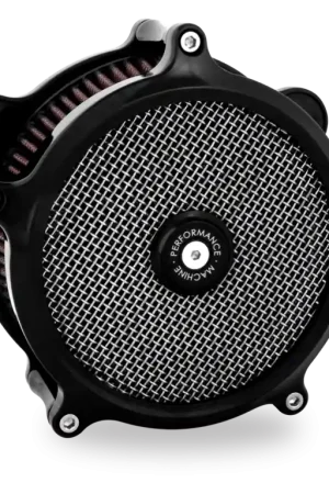Bulk Order Performance Machine 23-Up CVO, 2024 Touring Super Gas Air Cleaner - Black Ano