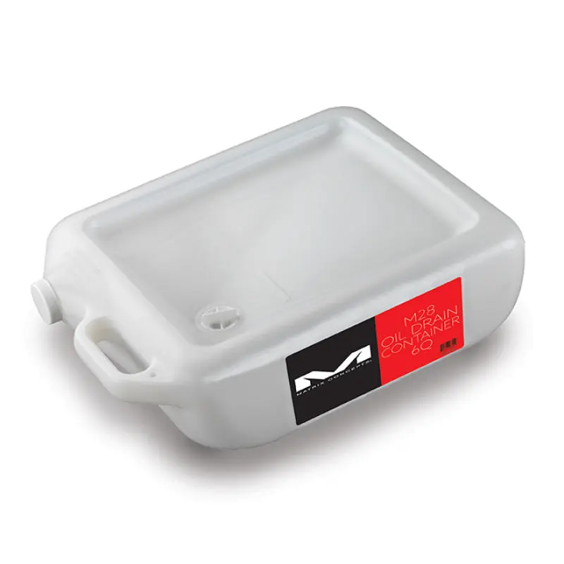 Matrix Concepts M28 Oil Drain Container 6 Quart - White Warranty Included