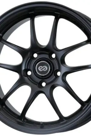 Crafted Enkei PF01 17x8 5x114.3 50mm offset Black Wheel