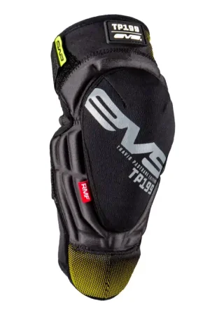 EVS TP199 Knee/Shin Guard Pair Black/Hi Viz - Youth Authentic