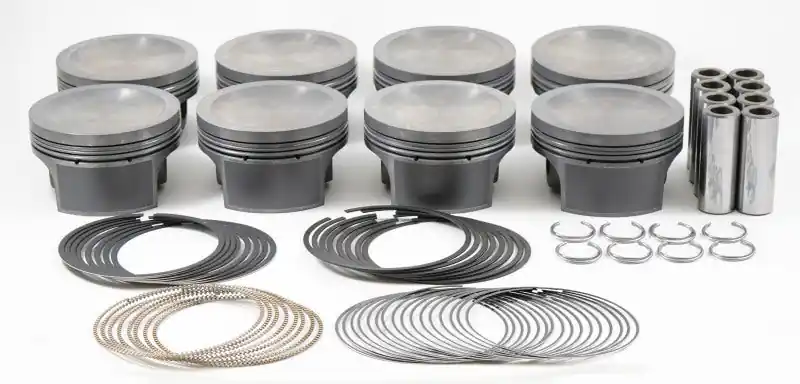 Mahle MS Piston Set SBF 284cid 3.572in Bore 3.543in Stroke 5.930in Rod .866 Pin-16cc 9.5 CR Set of 8 Modern