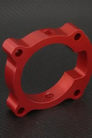 Torque Solution Throttle Body Spacer (Red): Hyundai Genesis Coupe 2.0T 10-12 Cheap