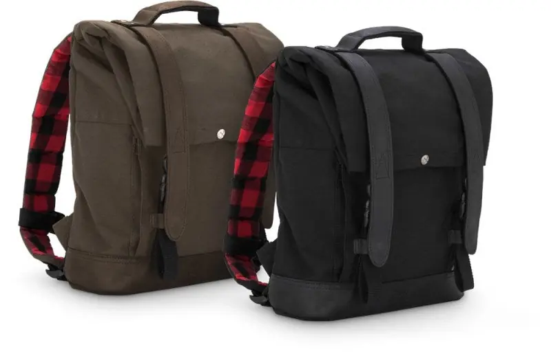 Burly Brand Voyager Back Pack - Black Buy Online