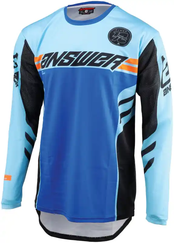 Answer 25 Arkon Nitrus Jersey Blue/Black/Hyper Orange - Medium Fast Shipping