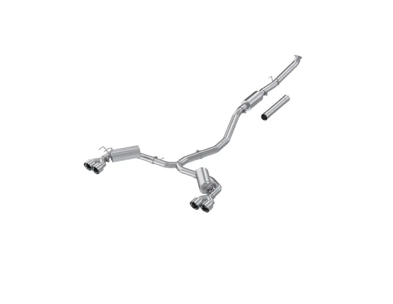 MBRP 22-24 Honda Civic/Sport Touring 1.5L 3in Cat-Back 2.5in Dual Split Rear w/ Quad Tips - AL New Release