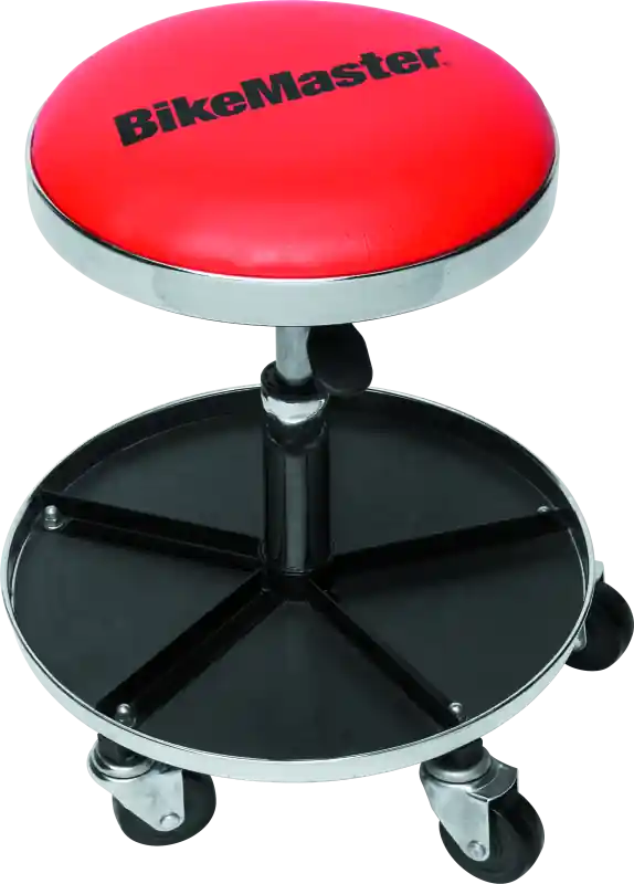 BikeMaster Ultimate Shop Stool w/ Tool Caddy Free Returns