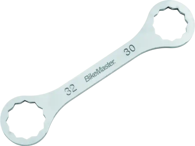 BikeMaster Steering Stem and Fork Cap Wrench - 30mm 12-pt x 32mm 12-pt Authentic
