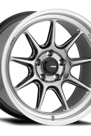 Brand New Konig Countergram 17x8 5x114.3 ET38 Hyper Chrome / Machined Lip