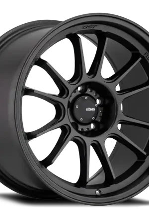 Konig Hypergram 18x9.5 5x114.3 ET25 Matte Black Certified