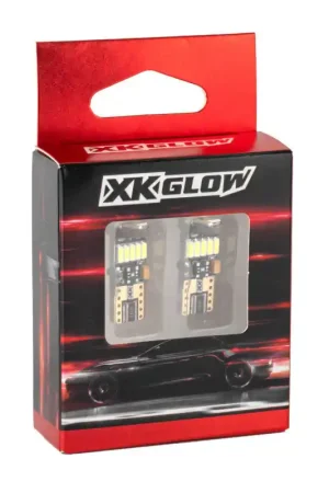Markdown XK Glow Amber T10 194 Error Free Ultra Bright LED Bulb 2pc Set w/ Built-in Canbus