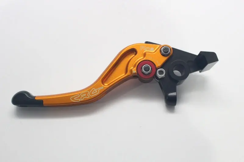 Fan Favorite CRG 05-06 Kawasaki ZX6R/RR /04-20 Suzuki GSXR600-1000R/ 06-17 Triumph RC2 Brake Lever- Short Gold