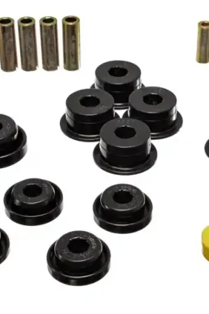 Brand New Energy Suspension 97-06 Jeep Wrangler TJ/YJ Black Front Control Arm Bushings (Must reuse OEM Outer S