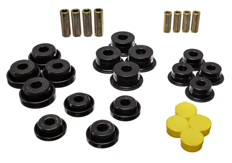 Brand New Energy Suspension 97-06 Jeep Wrangler TJ/YJ Black Front Control Arm Bushings (Must reuse OEM Outer S