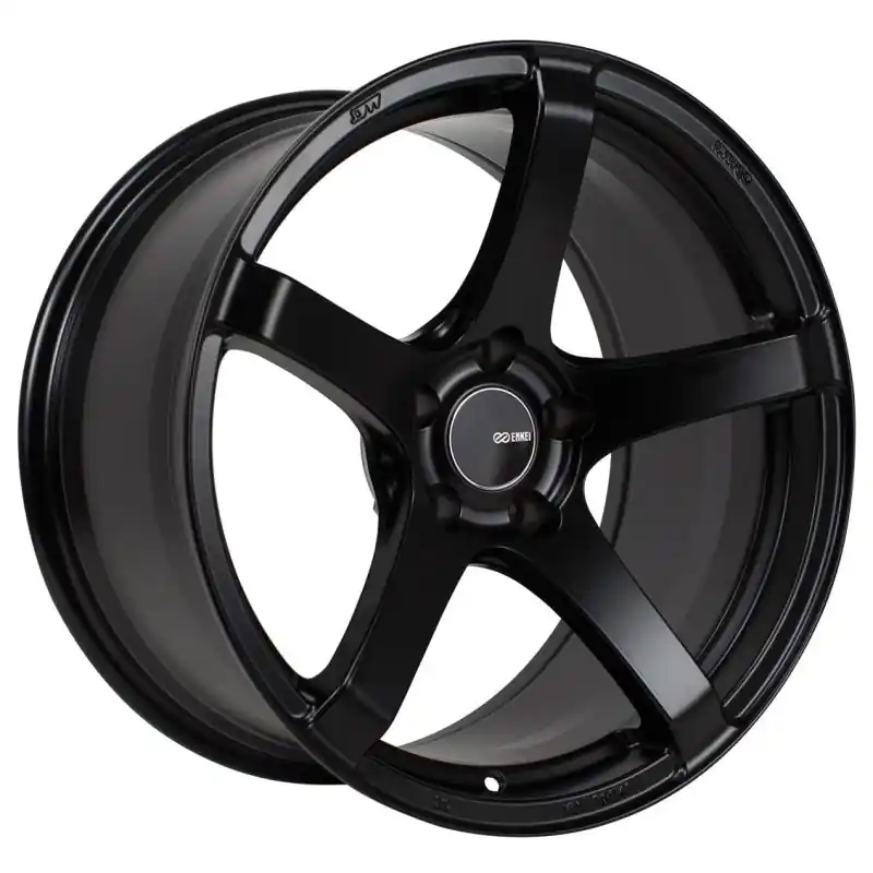 Enkei Kojin 17x9 35mm Offset 5x114.3 Bolt Pattern 72.6mm Bore Dia Matte Black Wheel Popular