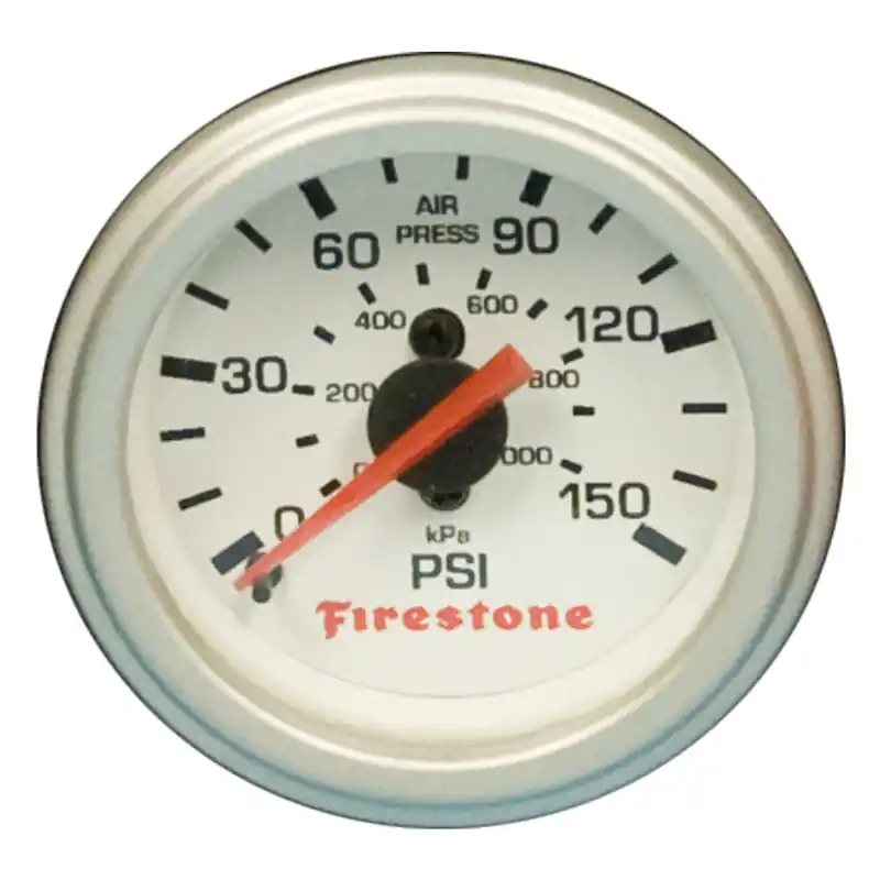Latest Firestone Replacement Single Pressure Gauge - White Face (For PN 2225 / 2229 / 2196) (WR17609181)
