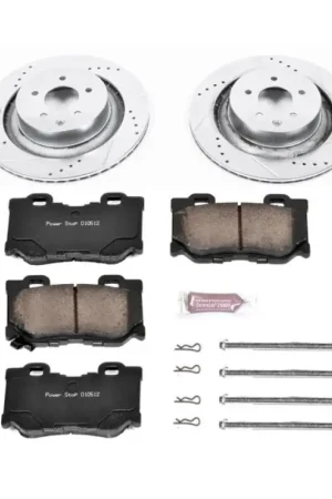 Limited Offer Power Stop 08-13 Infiniti G37 Rear Z23 Evolution Sport Brake Kit