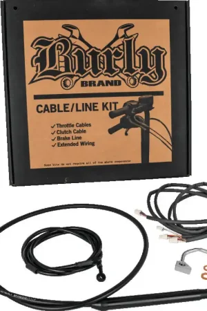 Hot Picks Burly Brand Control Kit 16in Gorilla - Black