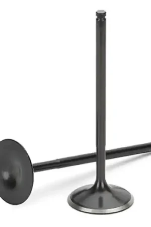 Discount Supertech Honda B16A/B18C Black Nitrided Intake Valve - +1mm Oversize - Set of 8