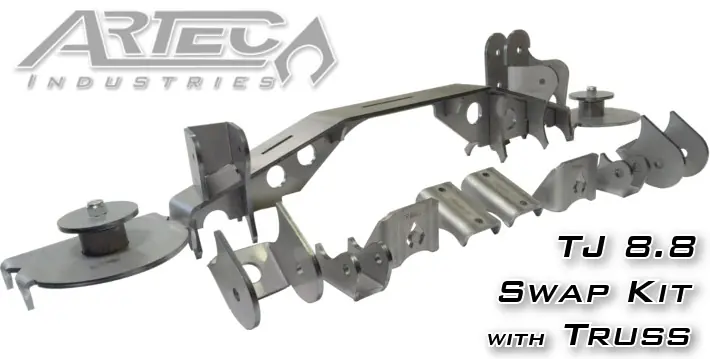 No Minimum Order TJ 8.8 Swap Kit W/Truss 97-06 Wrangler TJ Artec Industries