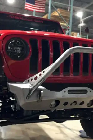 No Minimum Order NightHawk Jeep JL Front Bumper W/Mid Tube Stinger Bare Artec Industries