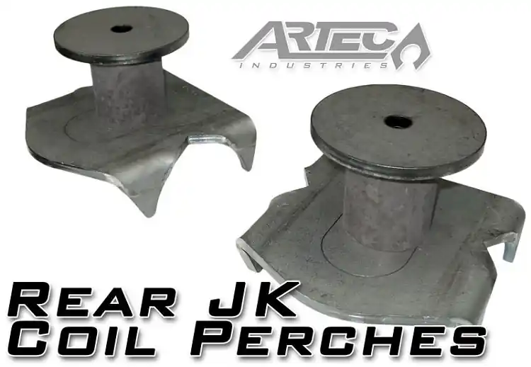 Rear JK Coil Perches and Retainers Artec Industries Modern