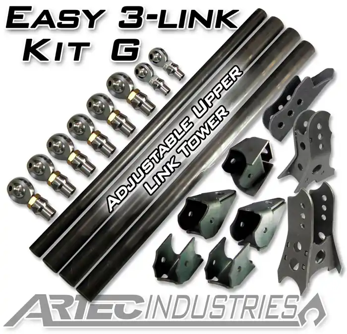 Secure Checkout Easy 3 Link Kit G Adjustable Upper link Yes Outside Frame Centered Front Passenger Rear Driver Artec Industries