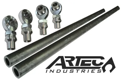 Weekend Sale Cossover Steering Kit with 7/8 Inch Premium JMX Rod Ends Artec Industries