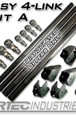 Worldwide Shipping Easy 4 Link Kit A No Tube 7/8 Inch and 1.25 Inch Rod Ends Artec Industries