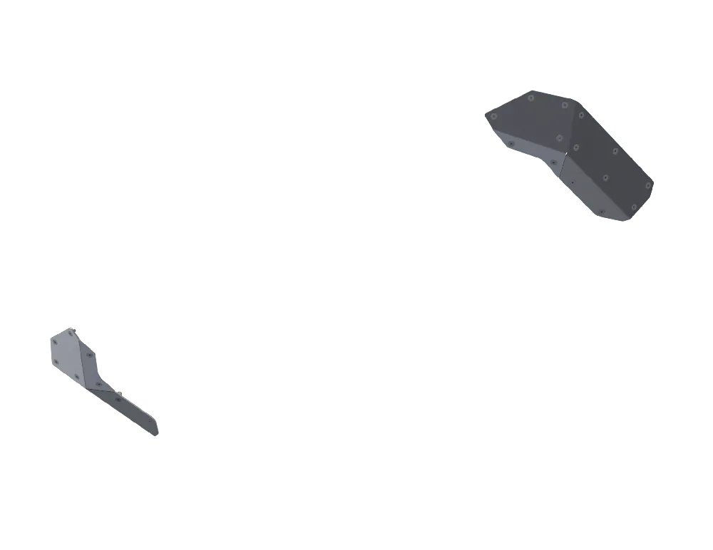 07-Up Jeep Wranger/Gladiator High Clearance Rear Bumper Corner Pods Skids Raw Aluminum Bargain