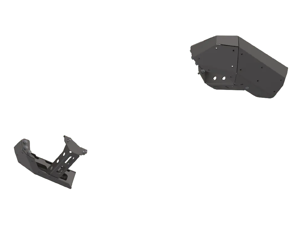 07-Up Jeep Wranger/Gladiator High Clearance Rear Bumper Corner Pods Boatside Cut Powdercoat Steel Genuine