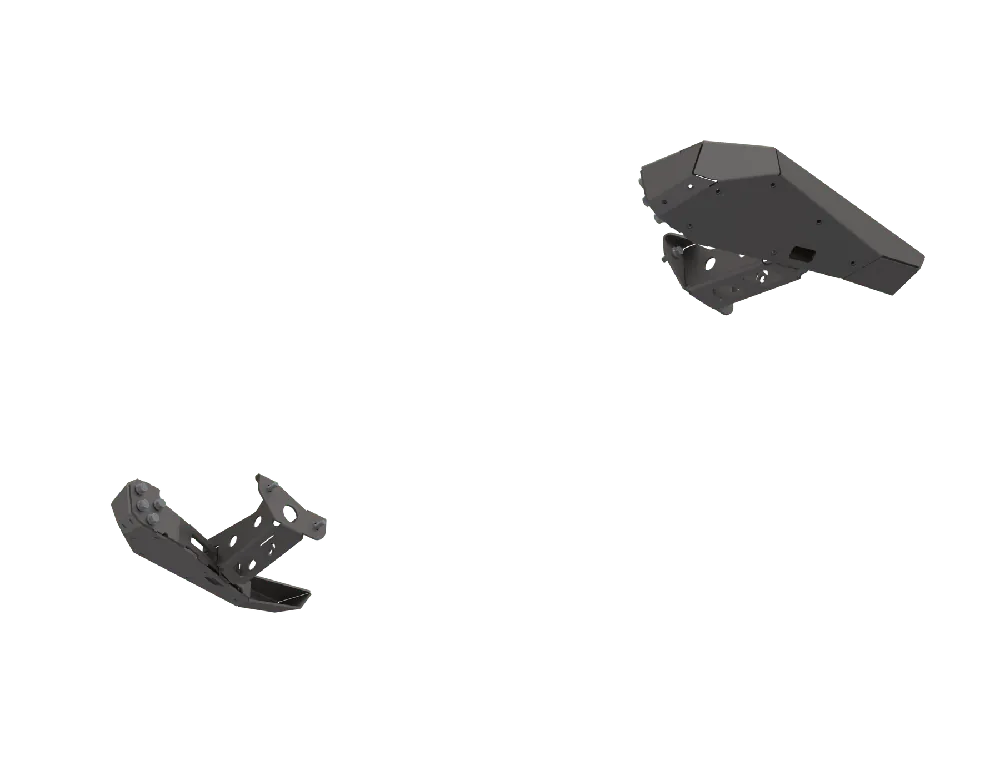 Special Offer 07-Up Jeep Wranger/Gladiator High Clearance Rear Bumper Corner Pods Raw Steel