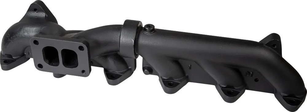 Sale ATS Pulse Flow Exhaust Manifold Kit Fits 2007.5-2018 6.7L Cummins 2-Pc Holset With Gaskets Turbo Flange Hardware