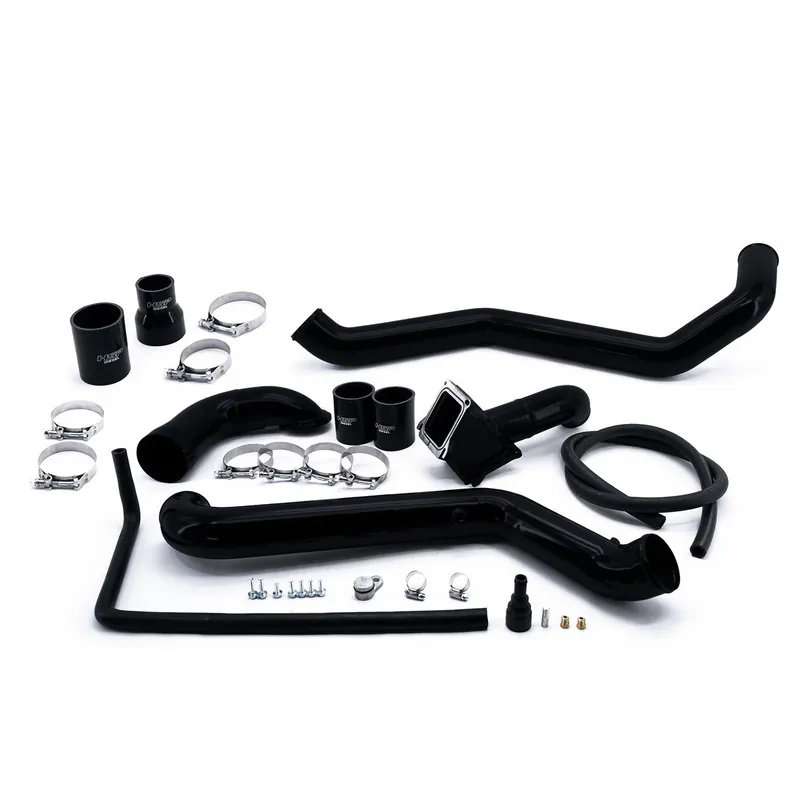 2011-2016 Chevrolet / GMC Intercooler Charge Pipe Bundle Silk Satin Black Free Returns