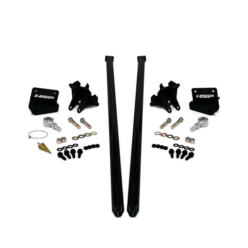 2011-2019 Chevrolet / GMC 70 inch Bolt On Traction Bars 4 inch Axle Diameter Silk Satin Black Bulk Order