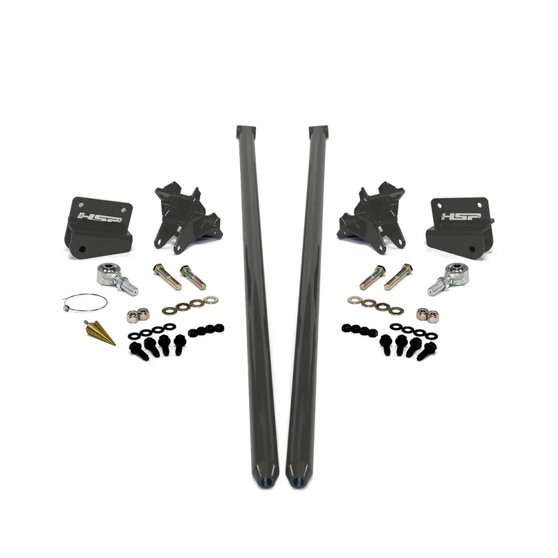 2011-2019 Chevrolet / GMC 70 inch Bolt On Traction Bars 4 inch Axle Diameter Kingsport Grey Handmade
