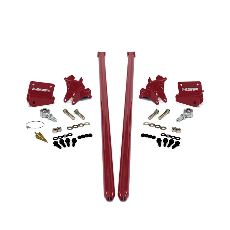 Direct From Factory 2011-2019 Chevrolet / GMC 70 inch Bolt On Traction Bars 4 inch Axle Diameter Illusion Cherry