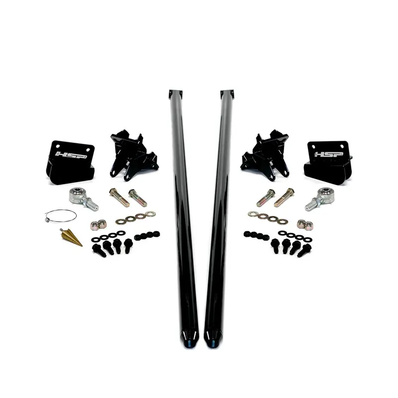 2011-2019 Chevrolet / GMC 58 inch Bolt On Traction Bars 4 inch Axle Diameter Ink Black Fresh Stock