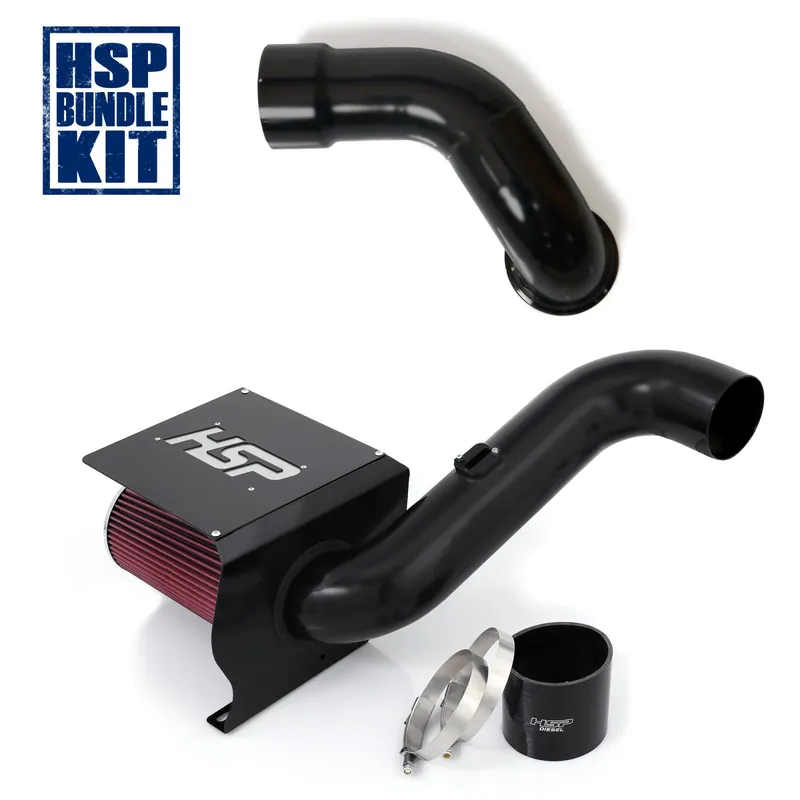 2007.5-2010 Chevrolet / GMC Cold Air Intake Bundle Satin Black HSP Diesel Best Price