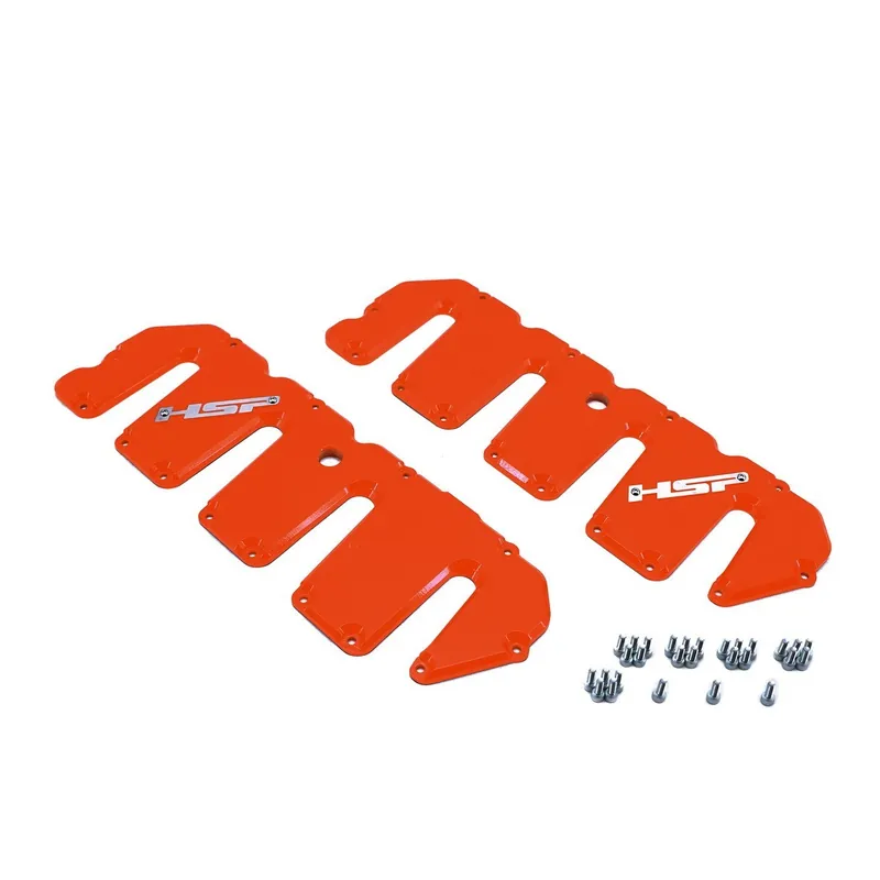 2004.5-2010 Chevrolet / GMC Billet Valve Covers M&M Orange Grab Now