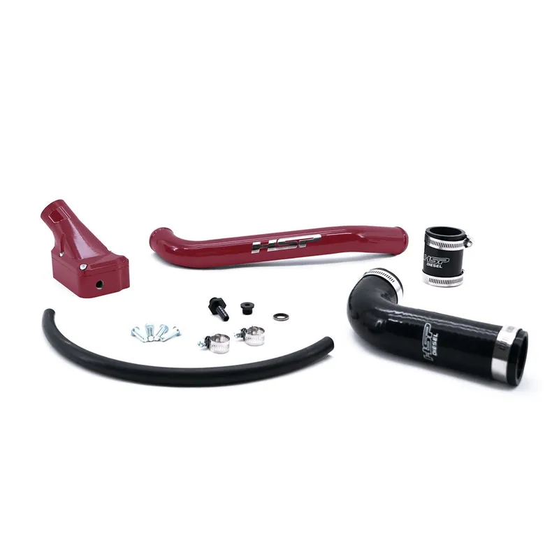 2001-2005 Chevrolet / GMC Billet Forward Facing Thermostat Housing Kit Illusion Cherry Exclusive