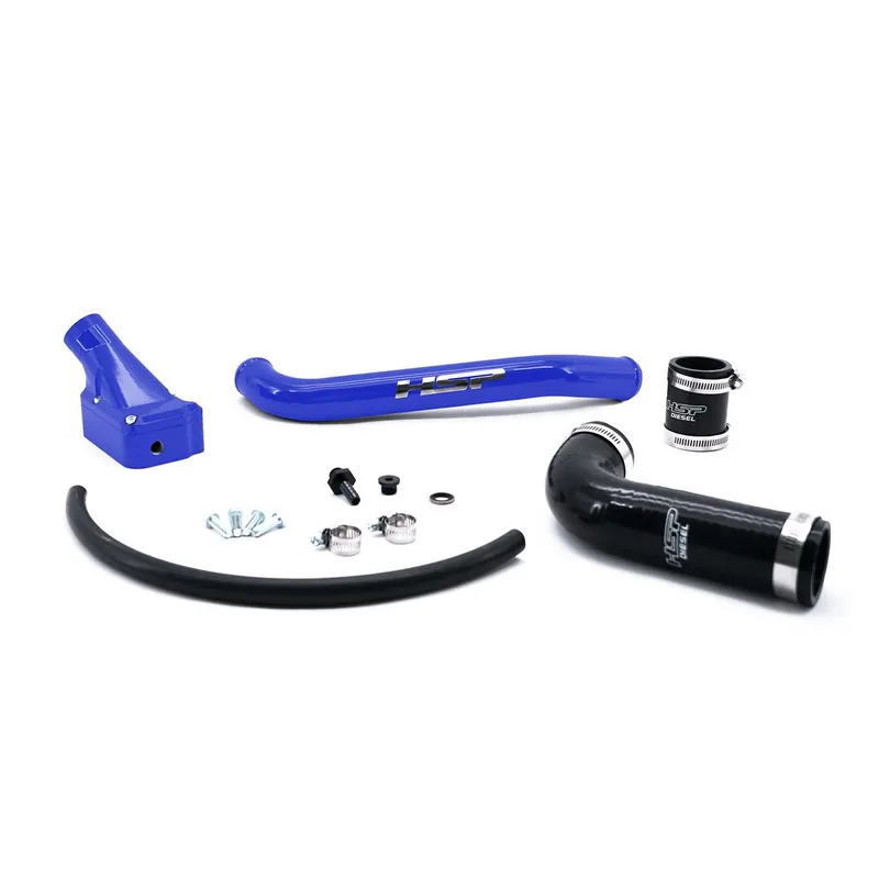 Discount 2001-2005 Chevrolet / GMC Billet Forward Facing Thermostat Housing Kit Illusion Blueberry