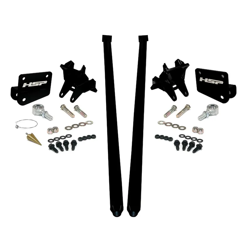 HSP Traction Bars For 2017.5-2022 Ford Powerstroke 6.7 Liter F350 SRW (ECLB,CCSB)-Silk Stain Black Discount
