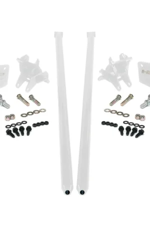 Shop Now HSP Traction Bars For 2017.5-2022 Ford Powerstroke 6.7 Liter F350 SRW Regular Cab Long Bed-Polar White