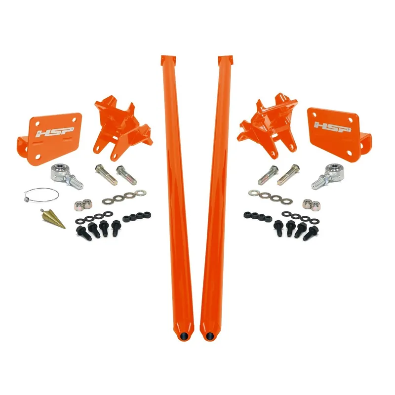 HSP Traction Bars For 2017.5-2022 Ford Powerstroke 6.7 Liter F350 SRW Regular Cab Long Bed-M&M Orange Grab Now
