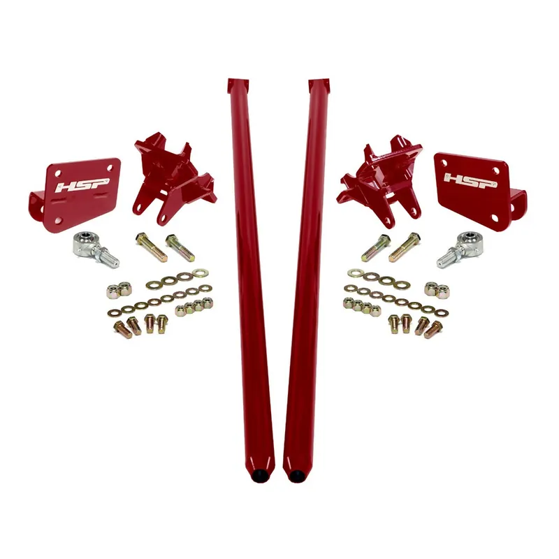 Modern HSP Traction Bars For 2017.5-2022 Ford Powerstroke 6.7 Liter F250 Regular Cab Long Bed-Illusion Cherry