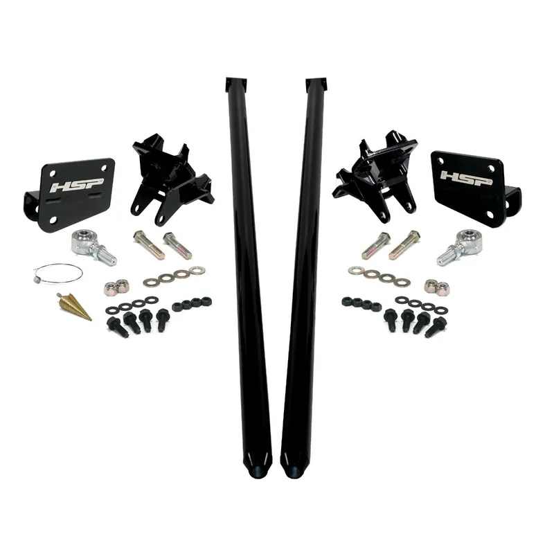Price Cut HSP Traction Bars For 2011-2017 Ford Powerstroke 6.7 Liter F350 DRW Crew Cab Long Bed-Ink Black