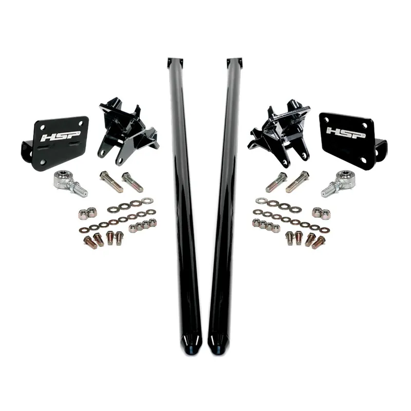 Crafted HSP Traction Bars For 2011-2017 Ford Powerstroke 6.7 Liter F250 F350 SRW (ECLB,CCSB)-Ink Black