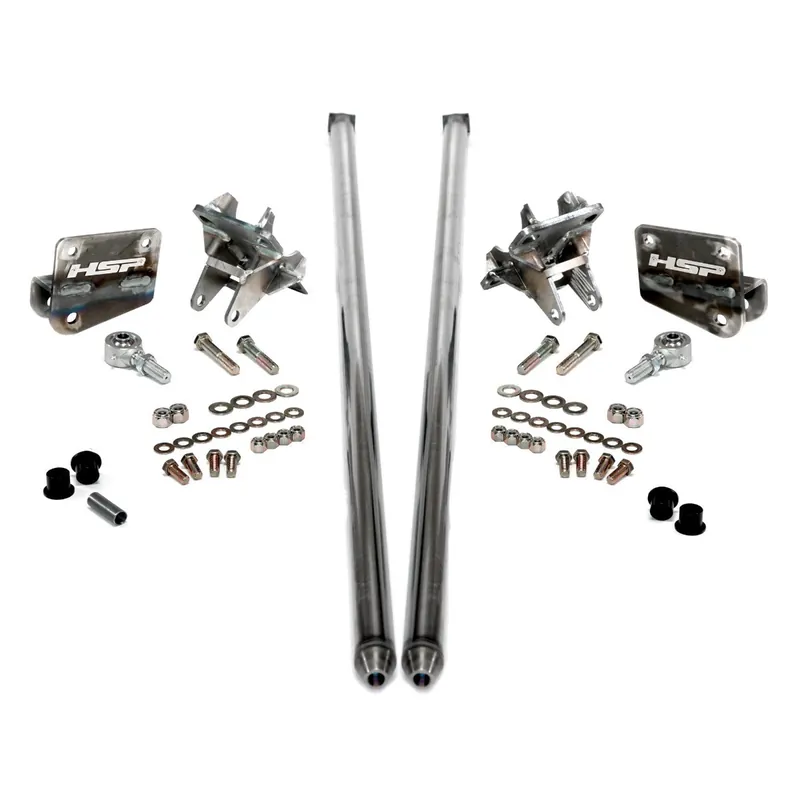 HSP Traction Bars For 2011-2017 Ford Powerstroke 6.7 Liter F250 F350 SRW Extended Cab Short Bed-RAW Viral