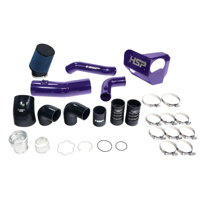 Sale HSP Intake And Intercooler Bundle Kit For 2020-2022 Ford Powerstroke F250/350 6.7 Liter-Illusion Purple