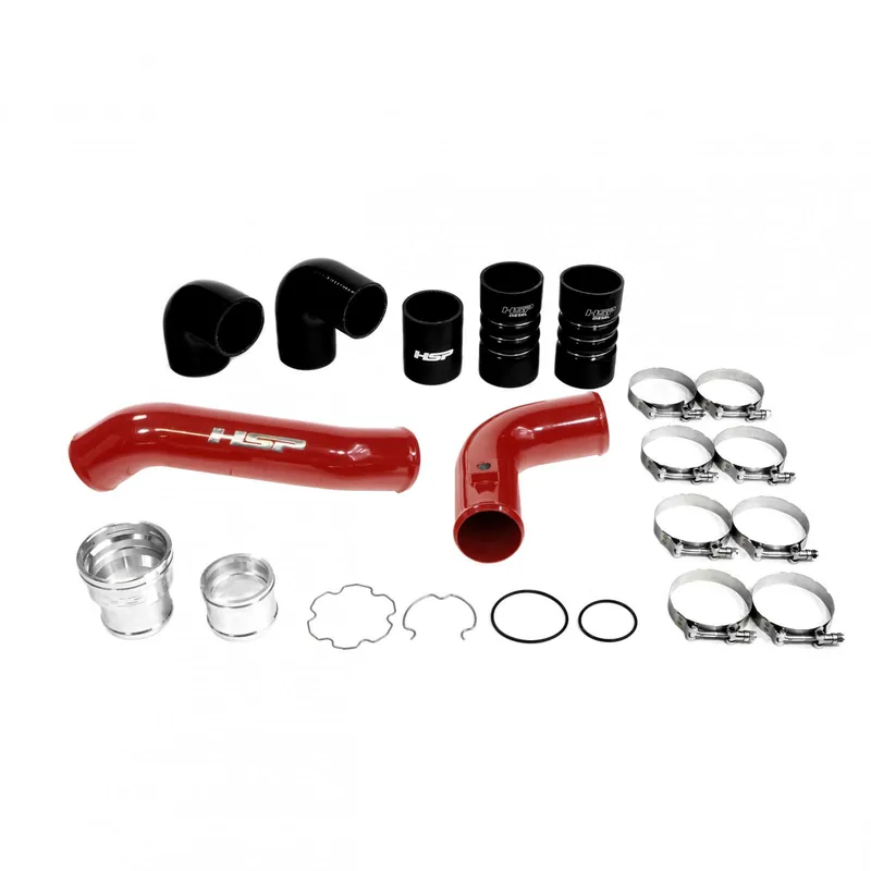 Markdown HSP Intercooler Bundle Kit For 2011-2022 Ford Powerstroke F250/350 6.7 Liter-Flag Red